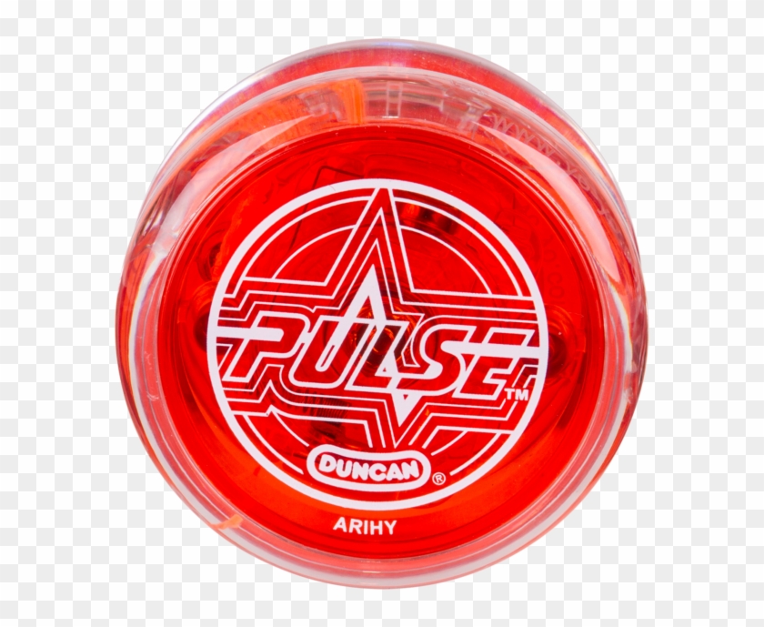 Duncan Pulse Yo Yo Red And Clear Led Yoyo 3 Neon Strings - Duncan Pulse Yo Yo Clipart #3851022