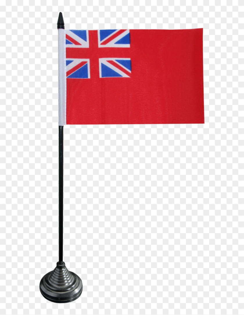 Great Britain Red Ensign Table Flag Drapeau Et Pavillon Clipart 3851024 Pikpng