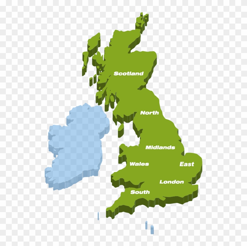 Uk Map Png Download Image - London Map Great Britain Clipart #3851220