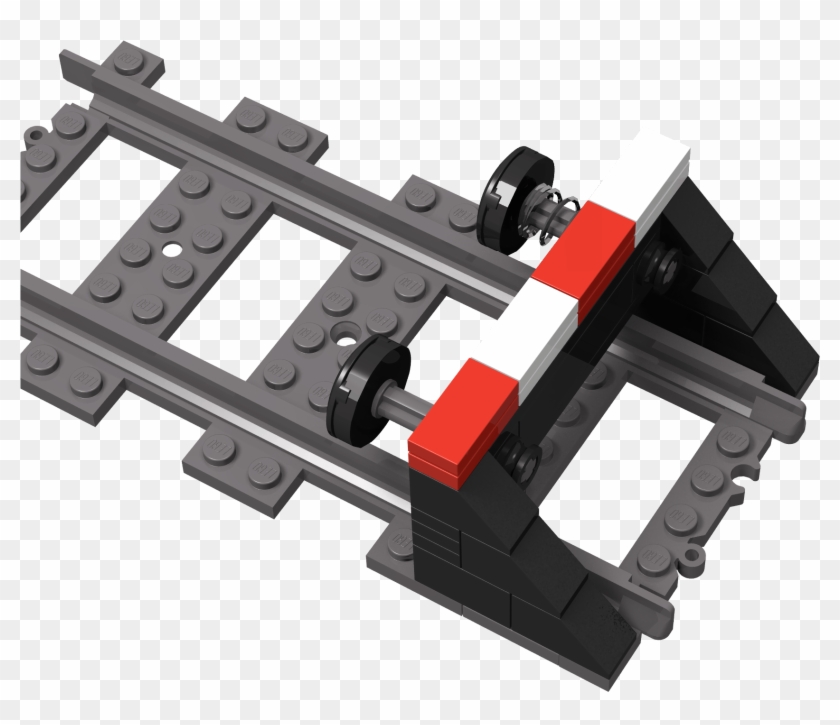 Shock Absorbing Buffer Back One Spring - Lego Clipart