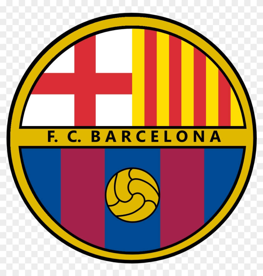 Fc Barcelona Logo Redesign By U/mihai592003 - Fc Barcelona Clipart #3851553