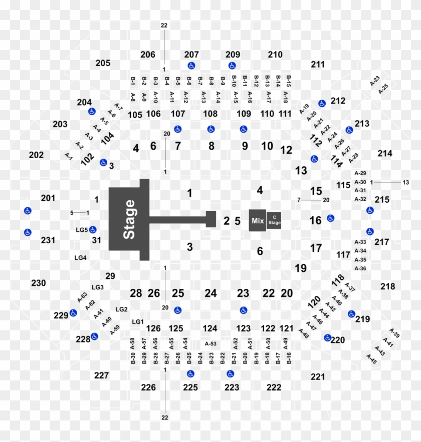 Barclay Center Seating Chart Esl One Ny, HD Png Download ...