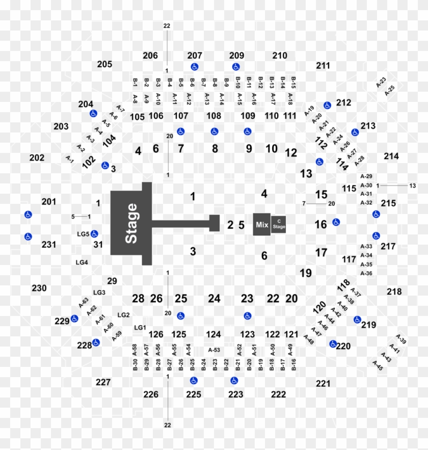 Barclay Center Seating Chart Esl One Ny Clipart