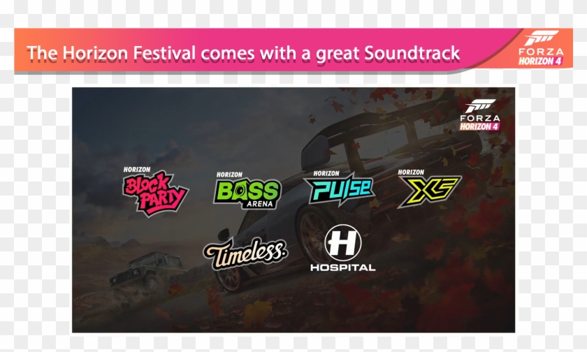 You Can Listen To The Complete Soundtrack Of The Game - Forza Horizon 4 Radios Clipart