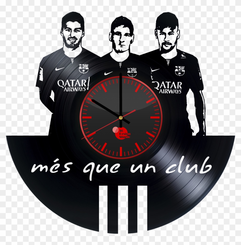 Barcelona Football Club Barça Blaugrana Handmade Vinyl - Barcelona Clock Clipart #3852638