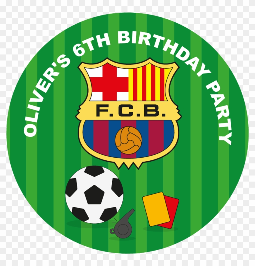 Barcelona Fc Party Box Stickers - Fc Barcelona Clipart #3852793