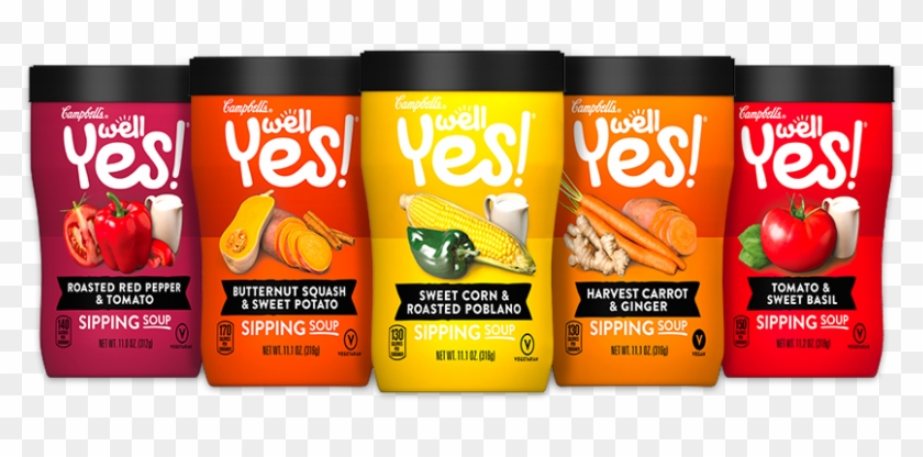 Soup Only $0 - Campbells Well Yes Sipping Soup Clipart #3853142