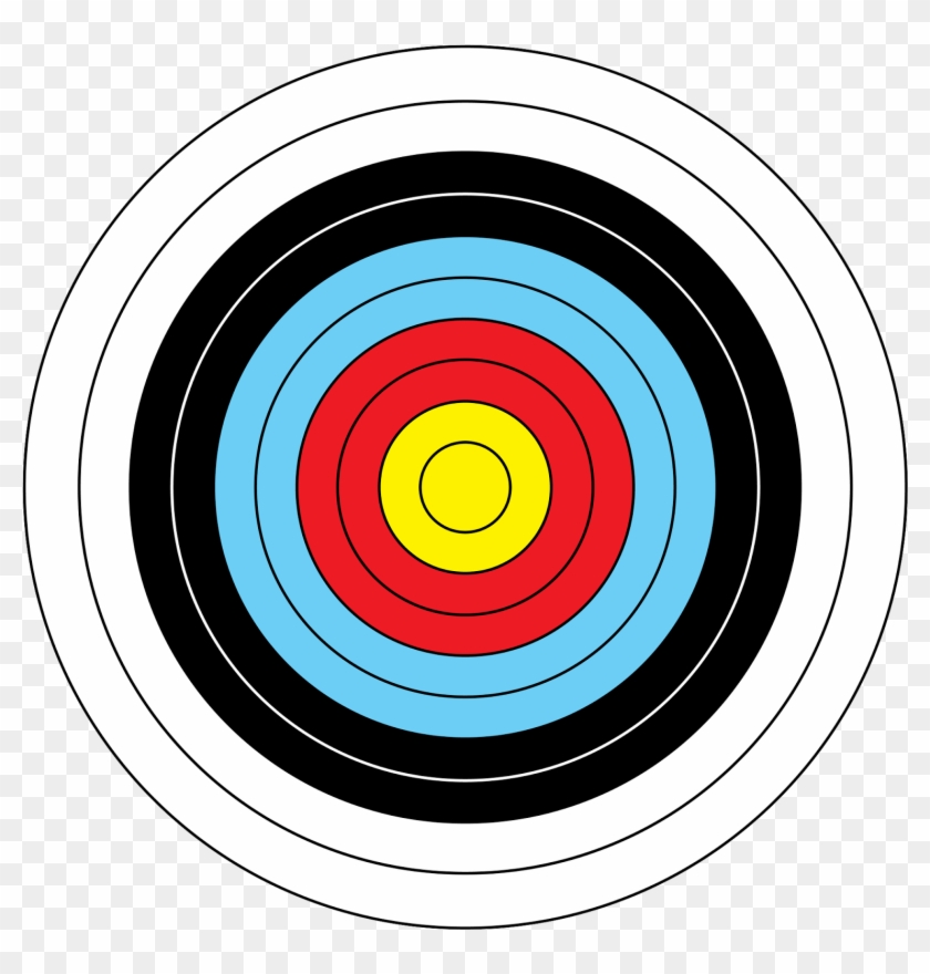 Archery Target Transparent Clipart #3853385