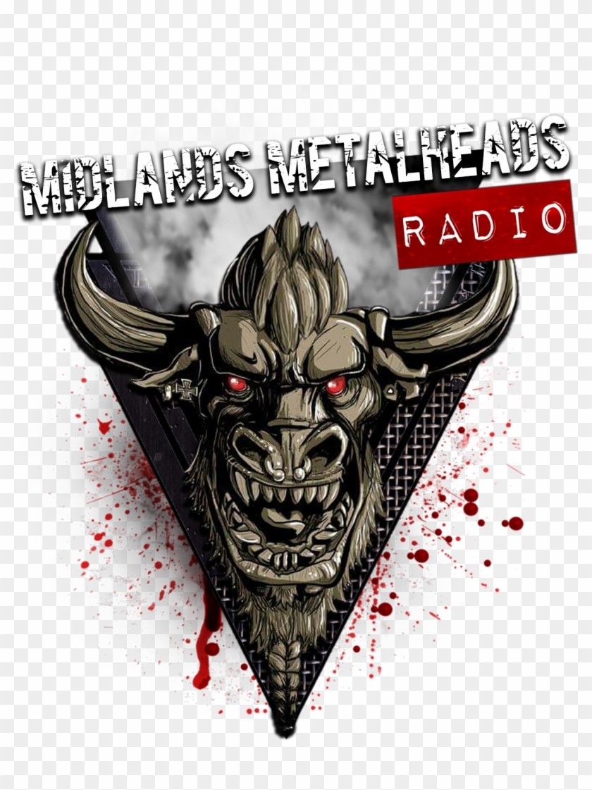 Midlands Metalheads Radio Ltd Meet The Team - Skull Clipart #3853682