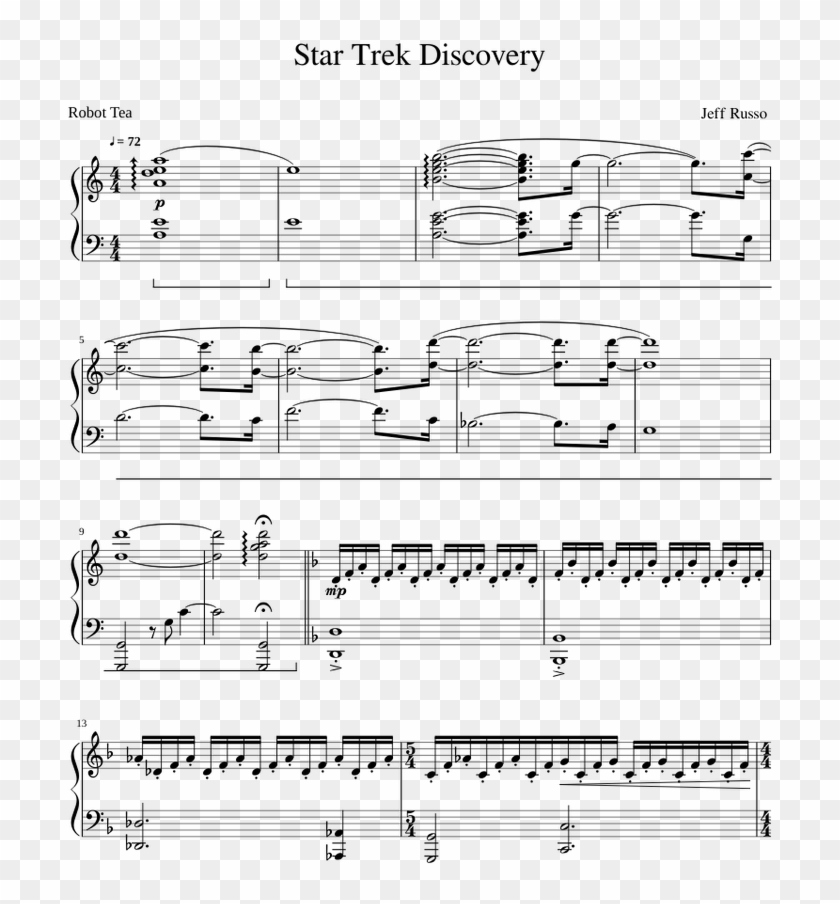 Star Trek Discovery - Star Trek Discovery Piano Clipart #3854578