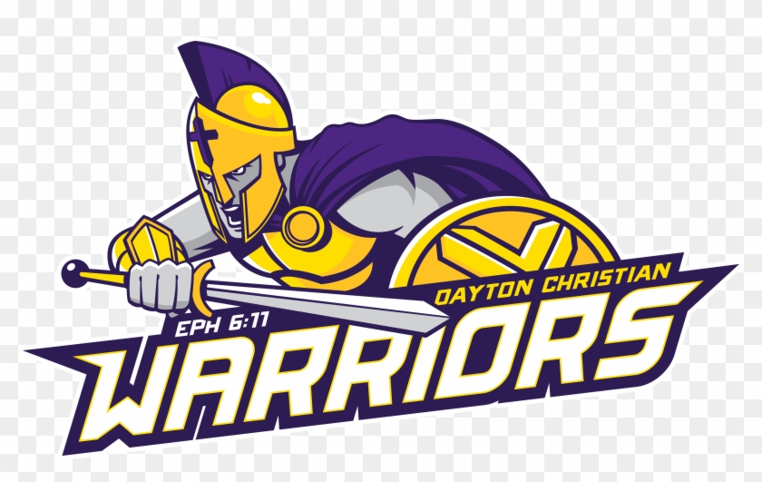 Dayton Christian Warriors - Warriors Kid Logo Clipart #3854975