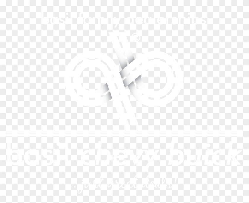 Joe Basil Chevrolet Buick Stacked White - Graphic Design Clipart