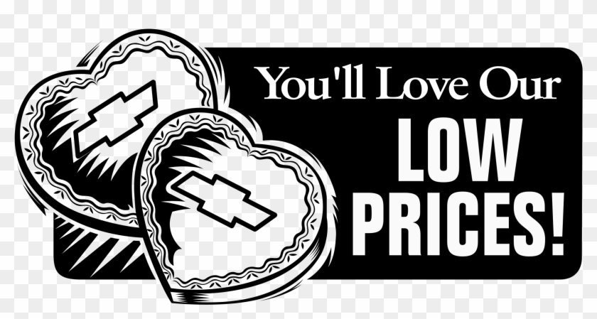 Chevrolet Low Prices Logo Png Transparent - Price Clipart