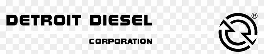 Detroit Diesel Corporation Logo Black And White - Detroit Diesel Clipart #3855555