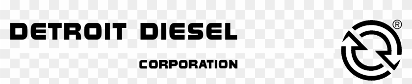 Detroit Diesel Corporation Logo Black And White - Detroit Diesel Clipart