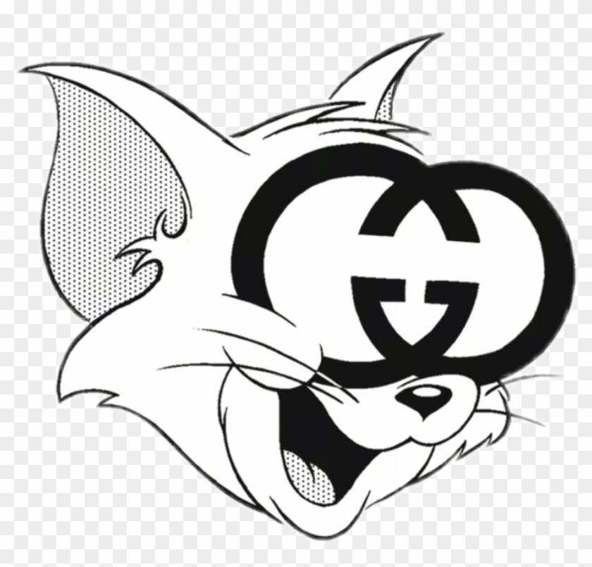 #tom #tomandjerry #cat #catsofpicsart #metro Goldwyn - Gucci Ladies T Shirt Clipart