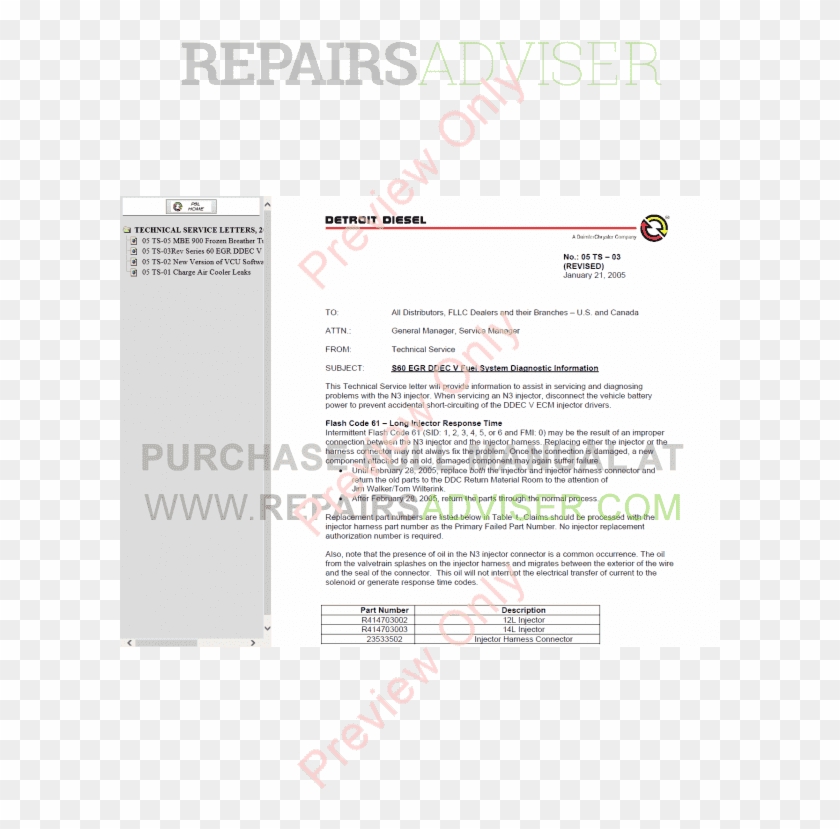 Detroit Diesel Engine Electronic Service Information - Excavator Clipart