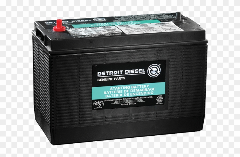Detroit Diesel - Multipurpose Battery Clipart #3856477