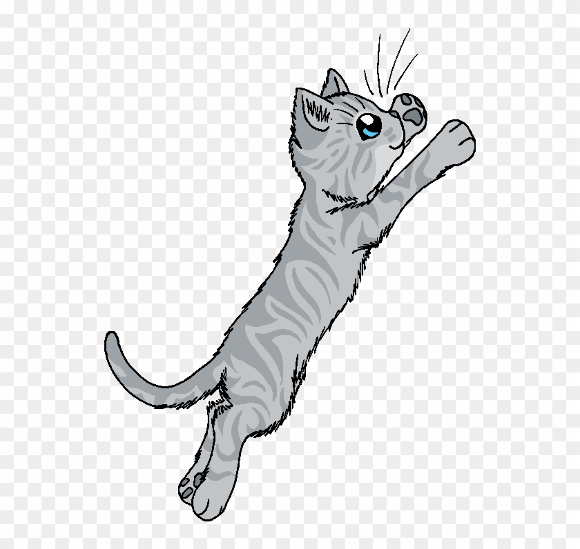 Gray Sky Before Dawn - Warrior Cats Grey Cats Clipart