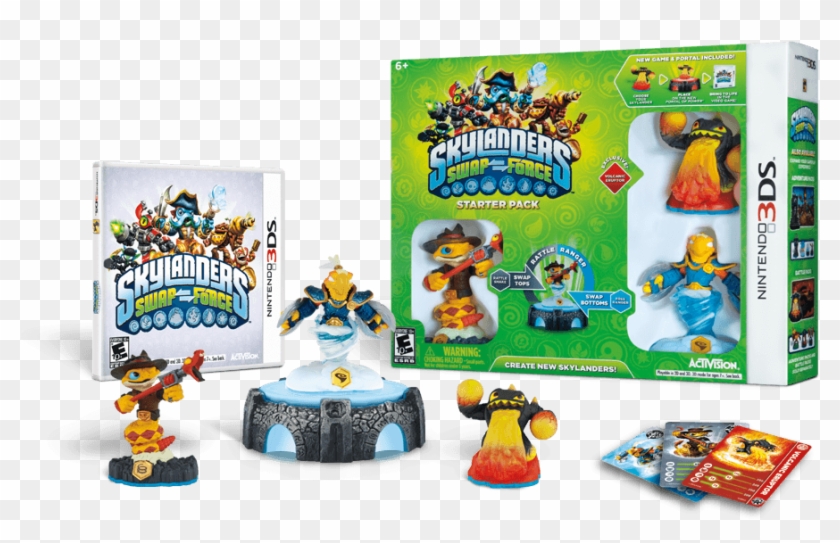 See The New 3ds Version In Action - Skylanders Swap Force Starter Pack 3ds Clipart