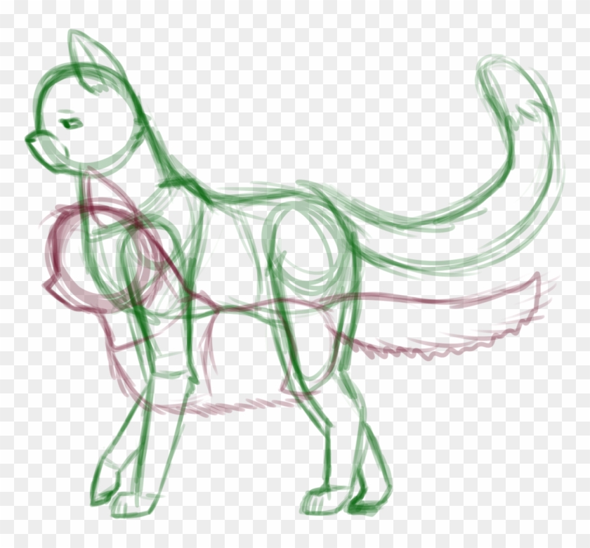 Warrior Cats Of The Skeles - Sketch Clipart