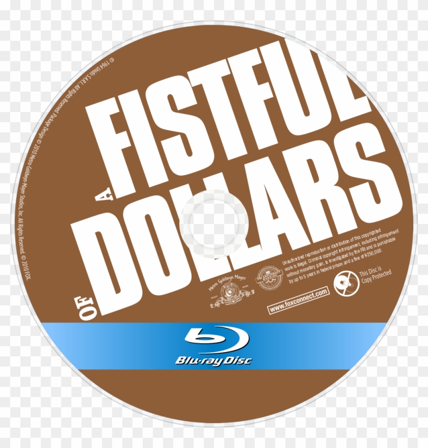 A Fistful Of Dollars Bluray Disc Image - Cd Clipart #3857555