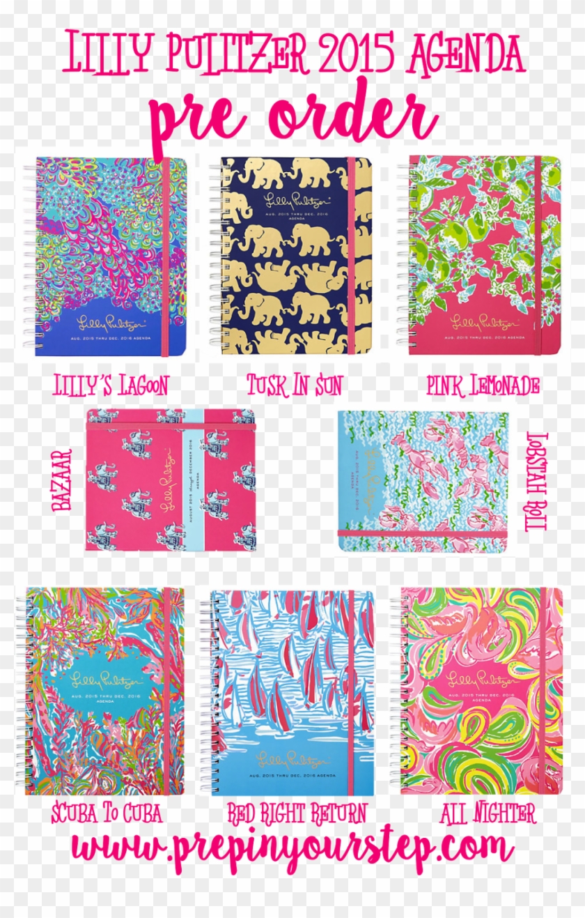 Lilly's Lagoon - Lilly Pulitzer Planners For School Clipart #3858018