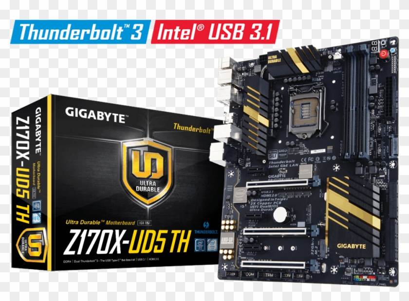 1 - 0) - Motherboard - Gigabyte Global - Thunderbolt 3 For Pc Clipart #3858217