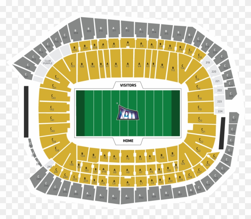 2728 Super Bowl 52 Seating Chart All - Super Bowl Seating Chart Clipart