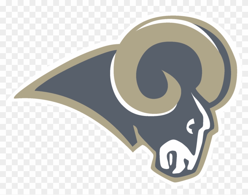 Los Angeles Rams Logo [st - Rams Football Logo Png Clipart #3858412