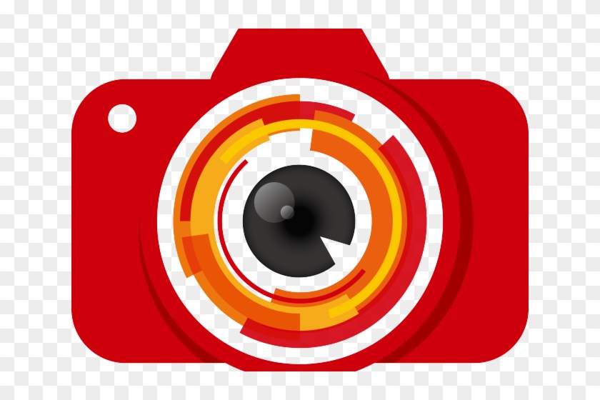 Camera Lens Clipart Circle - Logo Creative Camera Vector - Png Download #3858911