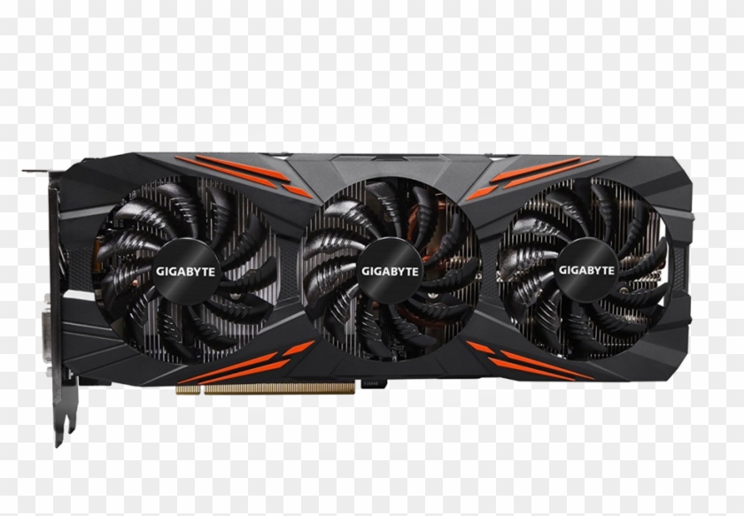 Gigabyte Gtx 1070 Ti 3 Fan Clipart #3859072