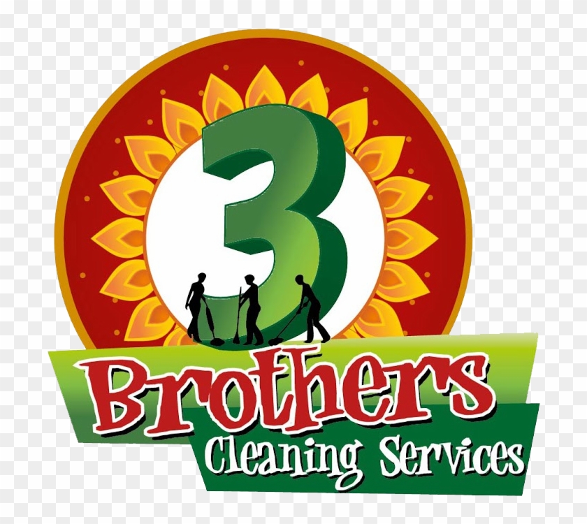 3 Brother Cleaning Services - Graphic Design Clipart #3859220