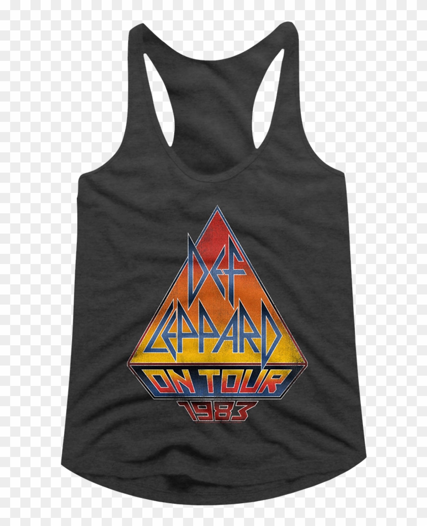 Def Leppard On Tour '83 Dark Heather Junior Women's - Shirt Clipart