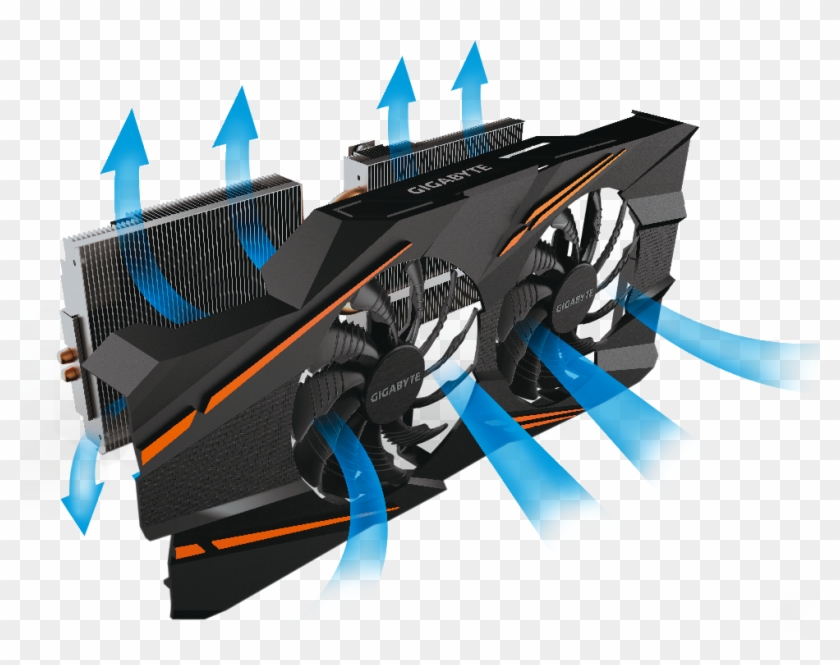 Gigabyte Geforce Gtx 1060 G1 Gaming - Gigabyte Gtx 1070 Windforce O Clipart
