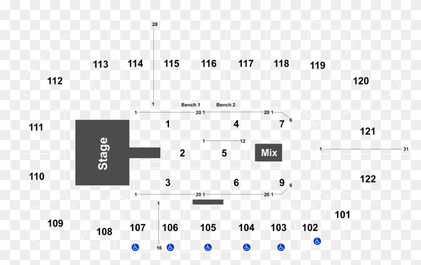 Seatics Logo - Center Seating Chart Clipart #3859410