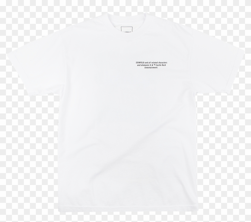 Seinfeld Multi Logo White Tee - Active Shirt Clipart #3859414