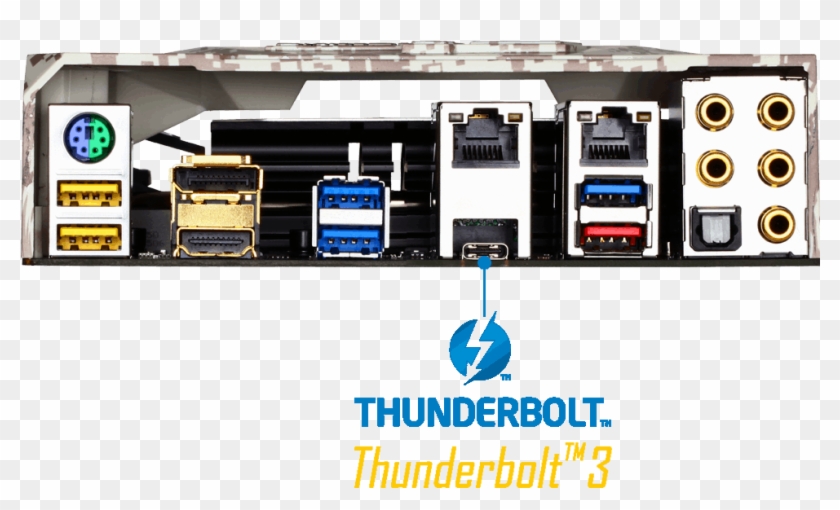 Gigabyte X 170 Extreme Ecc Motherboard 4 Motherboard With Thunderbolt 3 Port Clipart (3860084