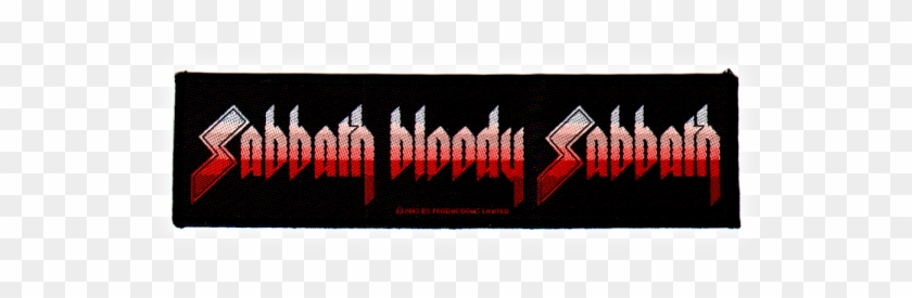 Details About Black Sabbath Official Tissé Patch Bloody - Sabbath Bloody Sabbath Clipart
