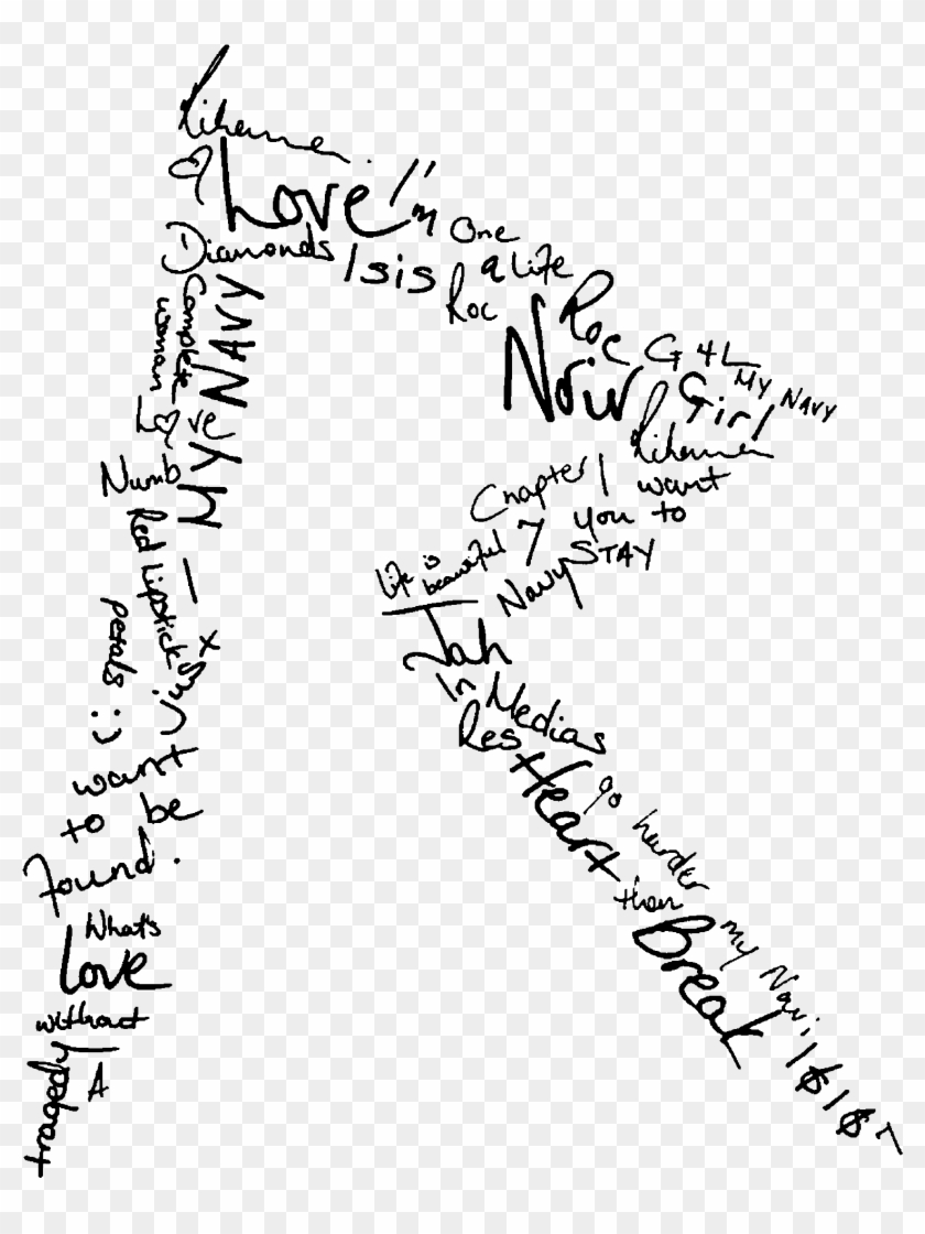 For Rihanna's “r” Logo It Looks As If She Has Hand - Rihanna Logo Clipart