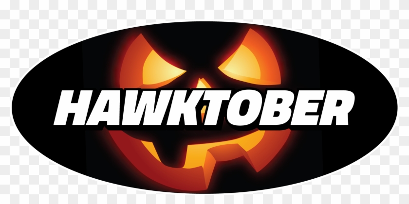 October Is Hawktober At - Graphic Design Clipart