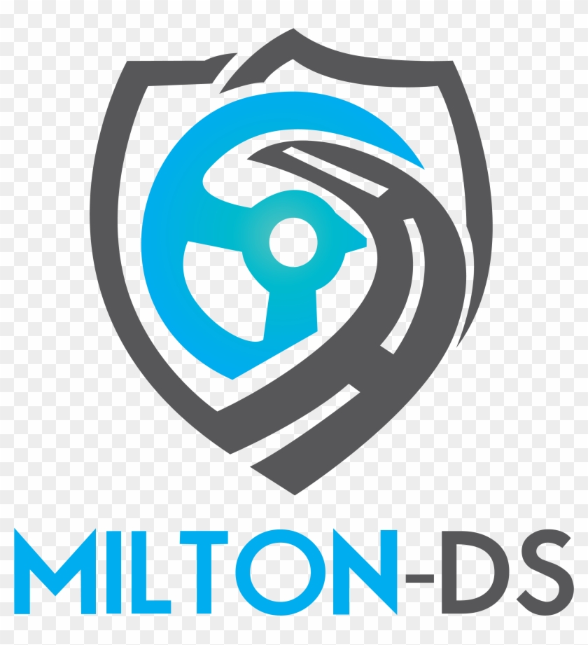 Milton-ds - Logo Driving School Design Clipart #3861207