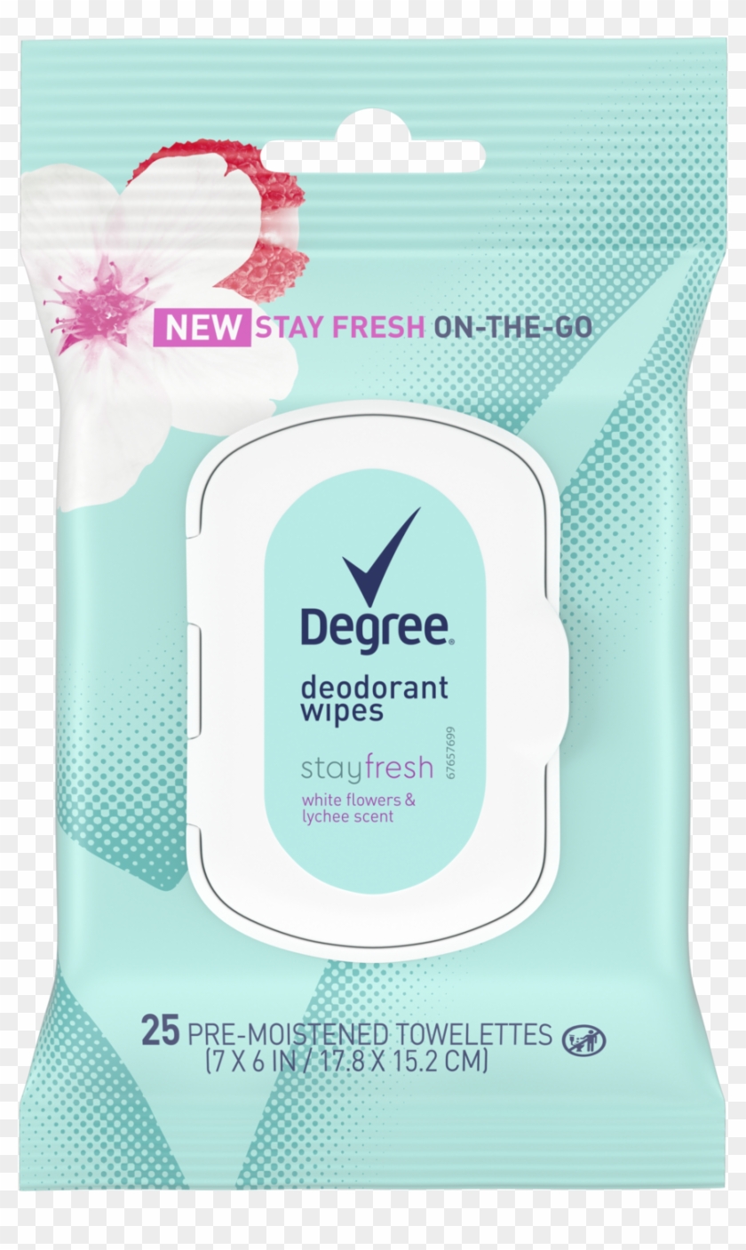 Degree Women Stay Fresh White Citrus & Bergamot Deodorant - Degree Deodorant Wipes Clipart #3861290