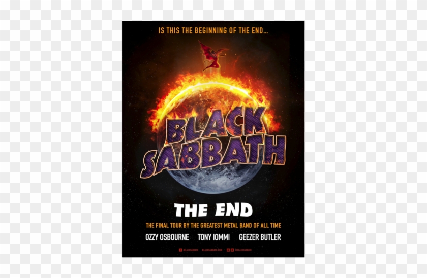 Black Sabbath The End Tour Poster - Poster Clipart #3861410