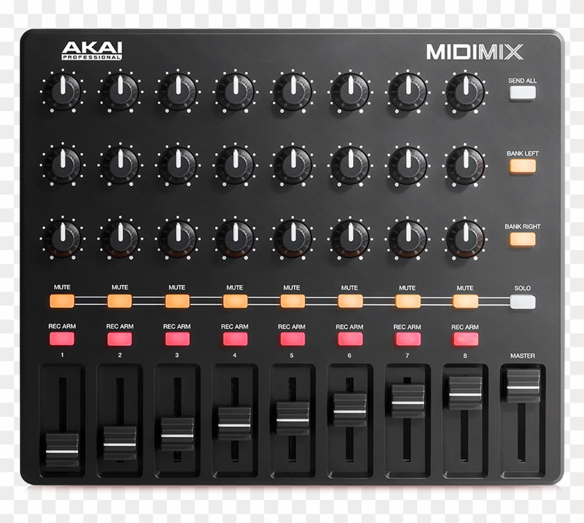 Akai's Midimix Is A $99 Usb Mixer Controller With One - Midimix Akai Clipart #3862017