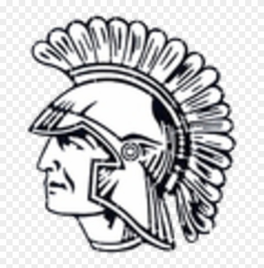Trojan Head - Barnesville Trojans Clipart