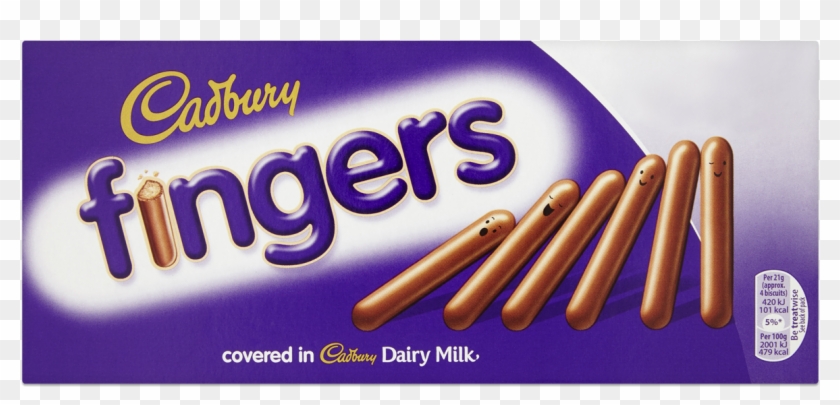 Cadbury Fingers- Fingers Biscuits Coated With Chocolate - Cadbury Chocolate Clipart
