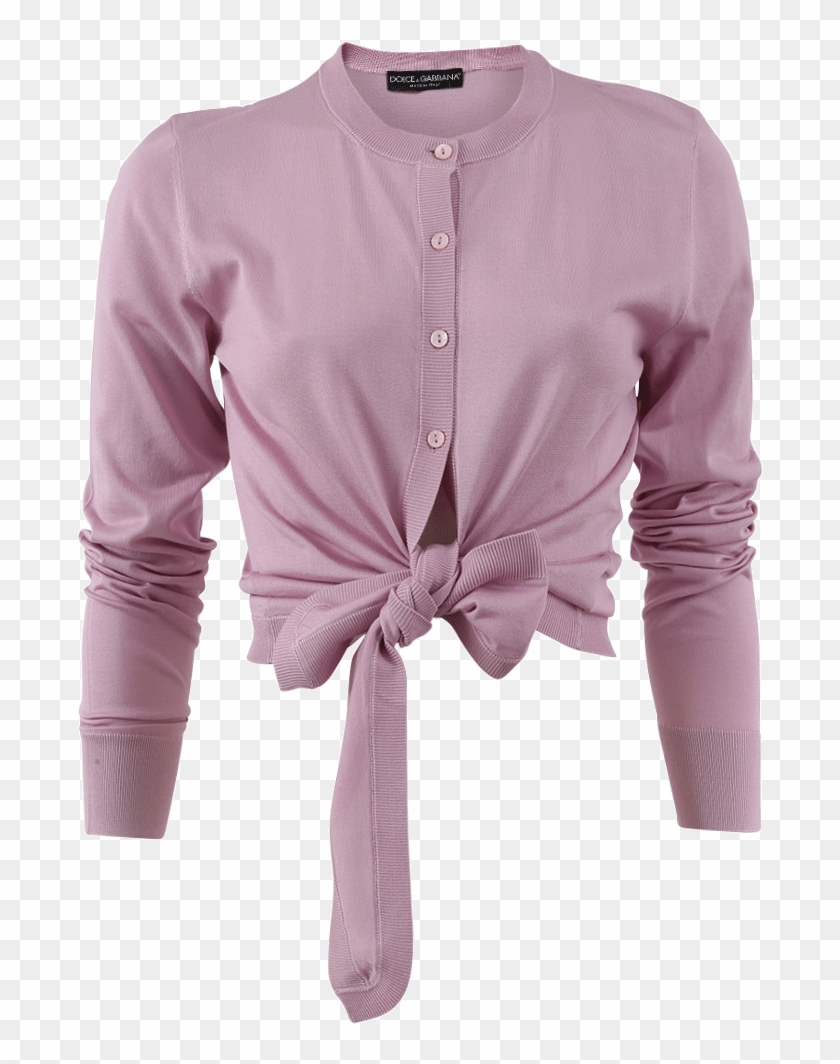 Sale Dolce Gabbana Tie Front Cardigan - Cardigan Clipart