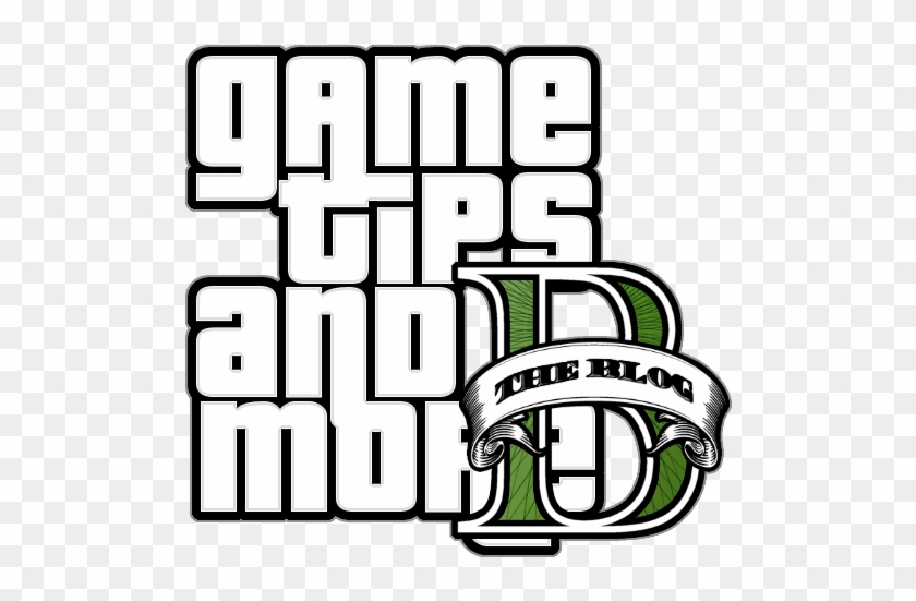 My Version Of The Blog Logo, Done In The Style Of The - Gta 5 Logo White Background Clipart #3862934