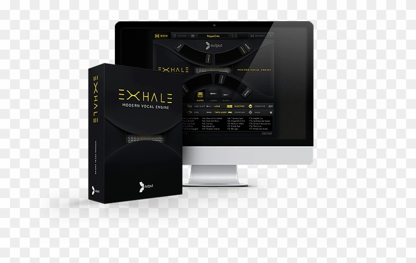 Exhale Is The First Truly Modern Vocal Engine - Box Clipart